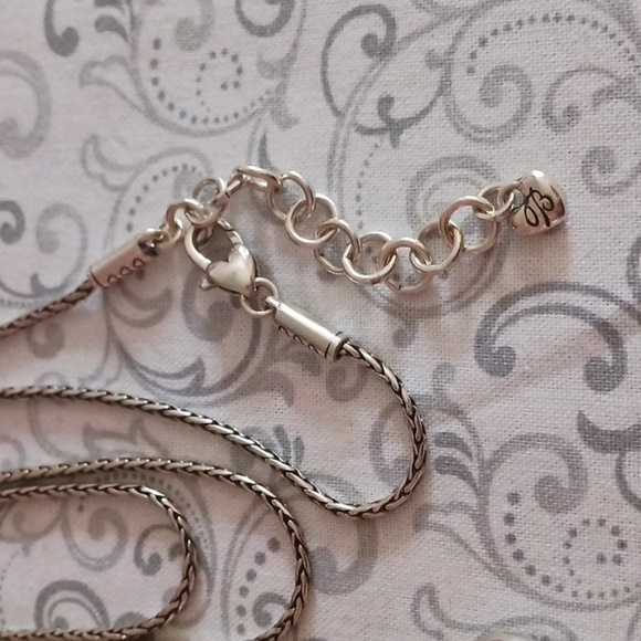 Brighton Floating Heart Badge Clip Necklace - Picture 4 of 8